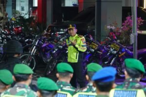 Suran Agung : Ratusan Polisi Kawal Ketat 2.400 Warga PSHWTM dari Ponorogo ke Madiun