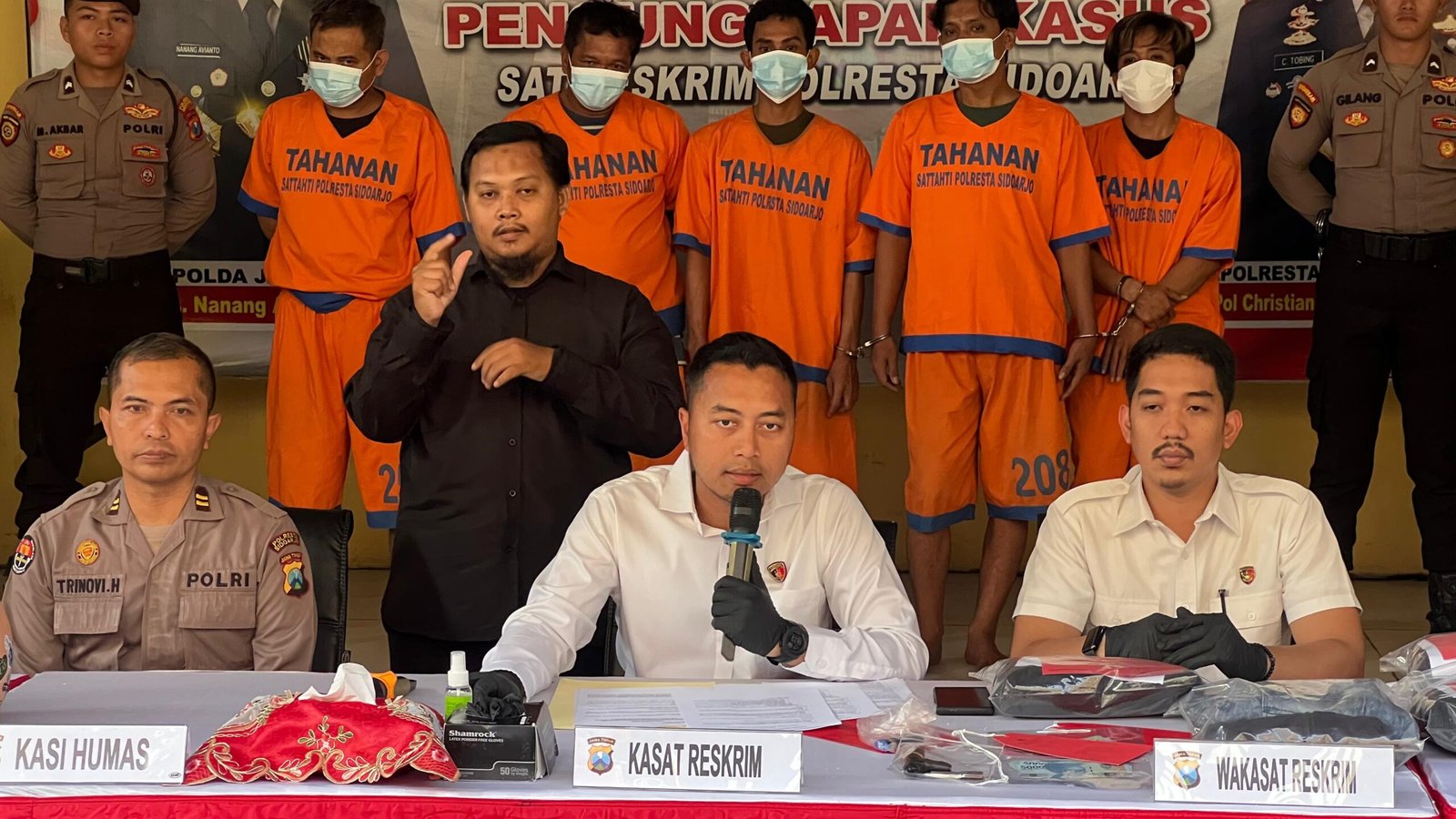 Polresta Sidoarjo Berhasil Amankan Residivis Spesialis Curanmor