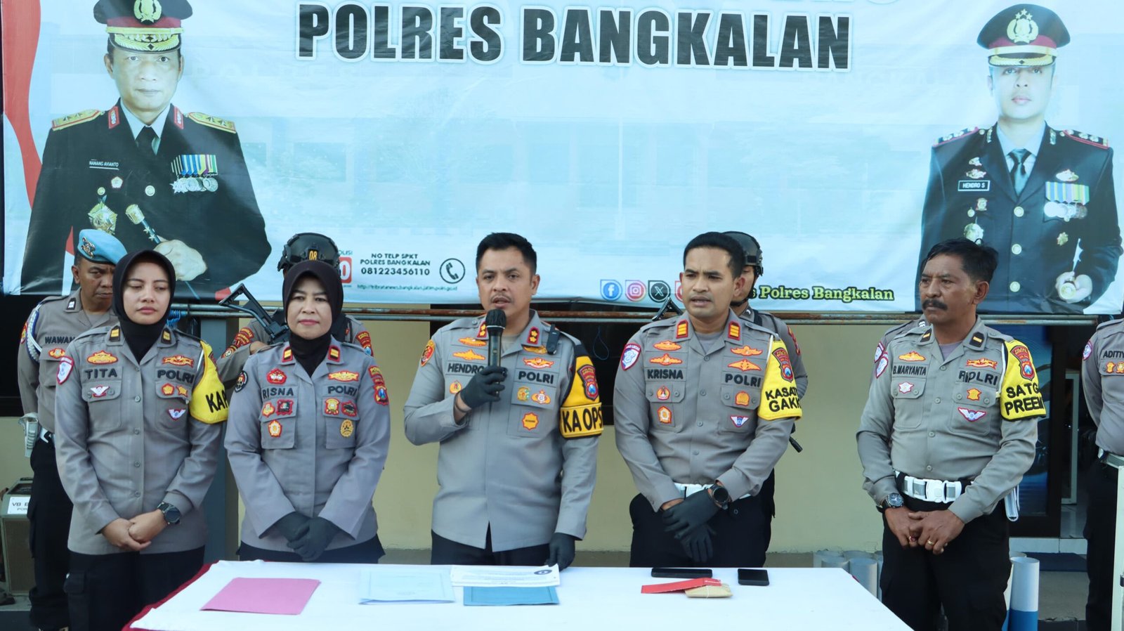 Polres Bangkalan Berhasil Amankan Pelaku Tabrak Lari