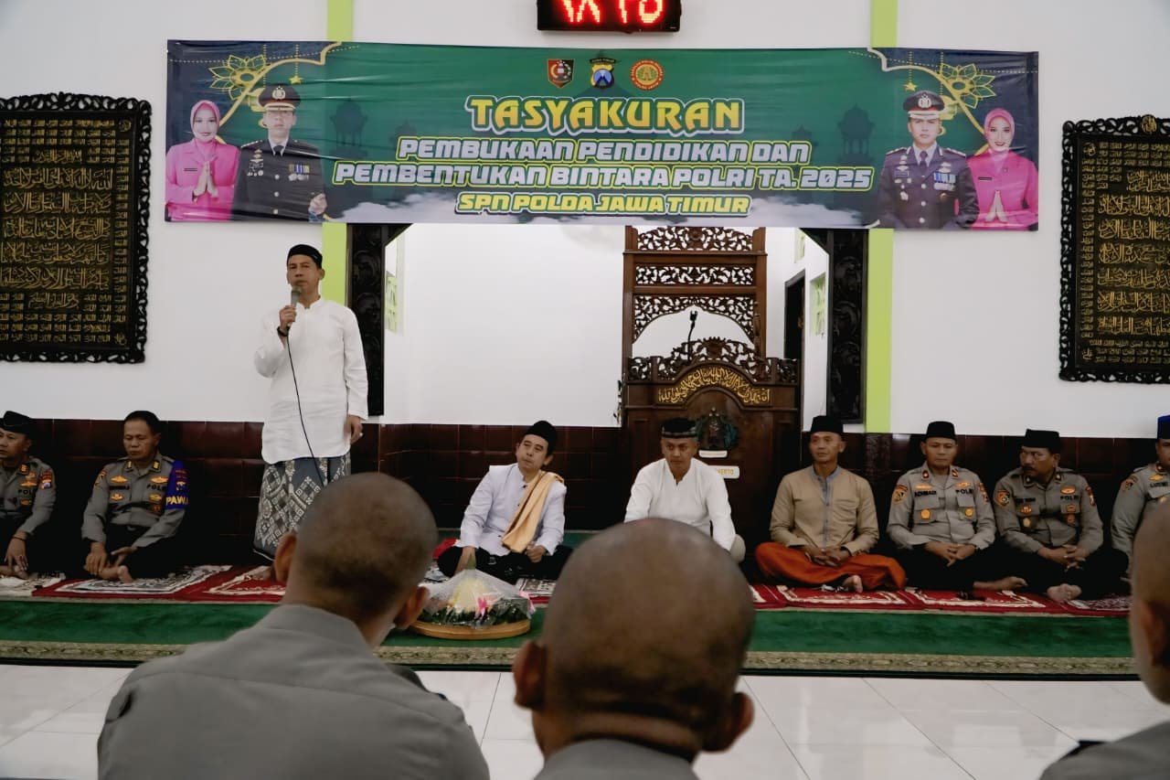 Syukuran dan Doa Lintas Agama Sambut 247 Calon Siswa Bintara di SPN Polda Jatim