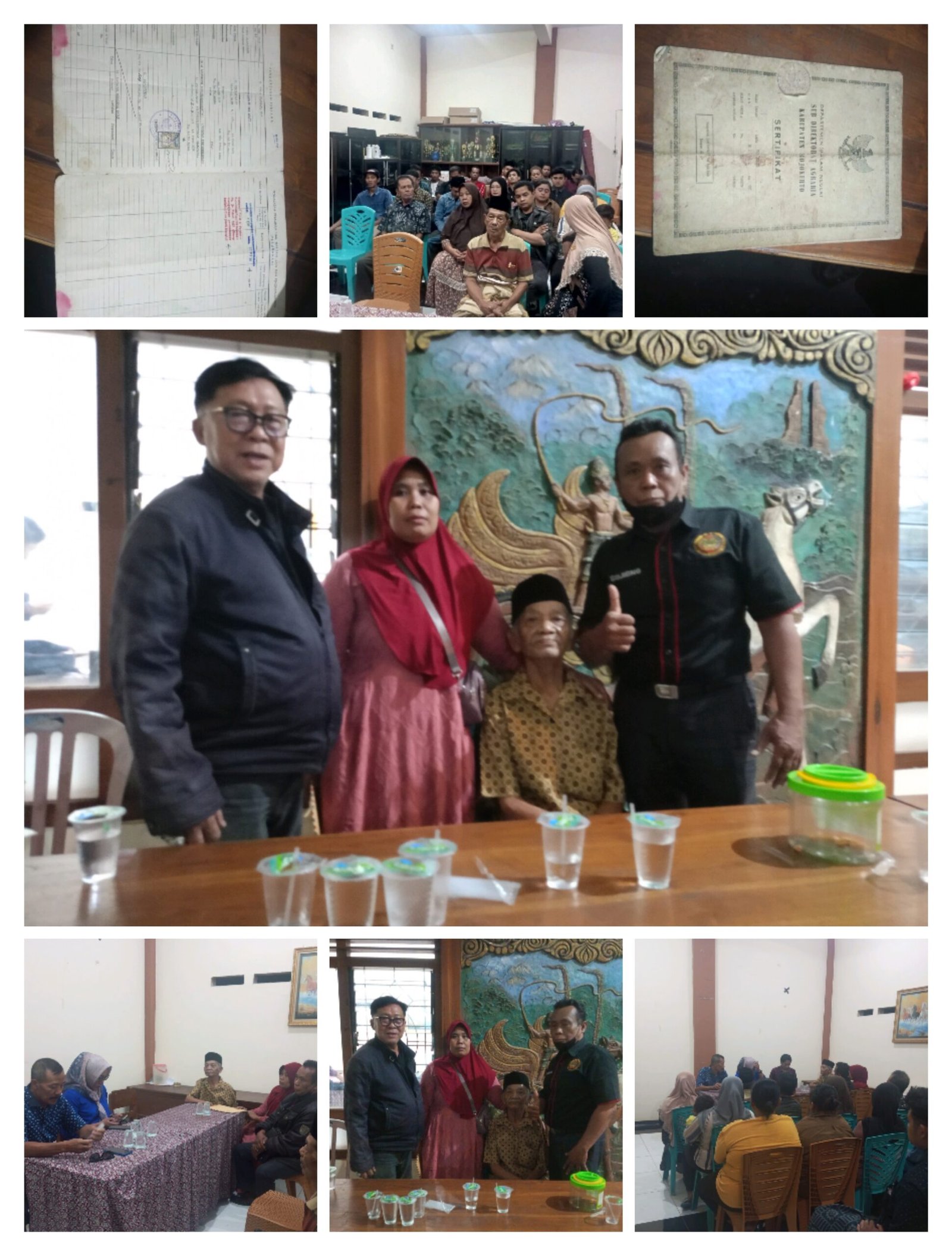 Musyawarah Sengketa Tanah Atas Nama Banari Warga Dusun Sukoanyar Desa Wonorejo Mojokerto Belum Temui Titik Terang