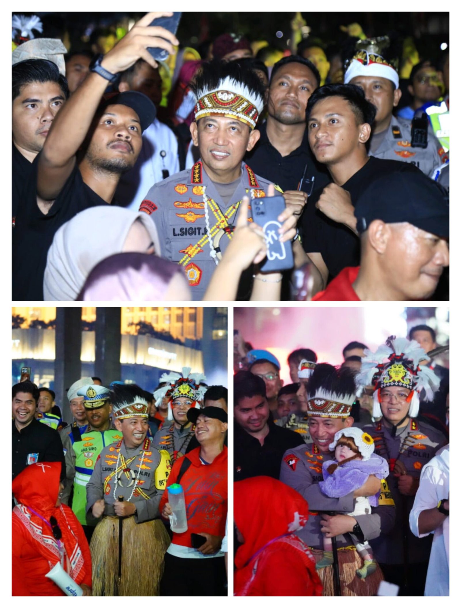 Kehangatan Kapolri di Tengah Semarak Panggung Rakyat Bundaran HI