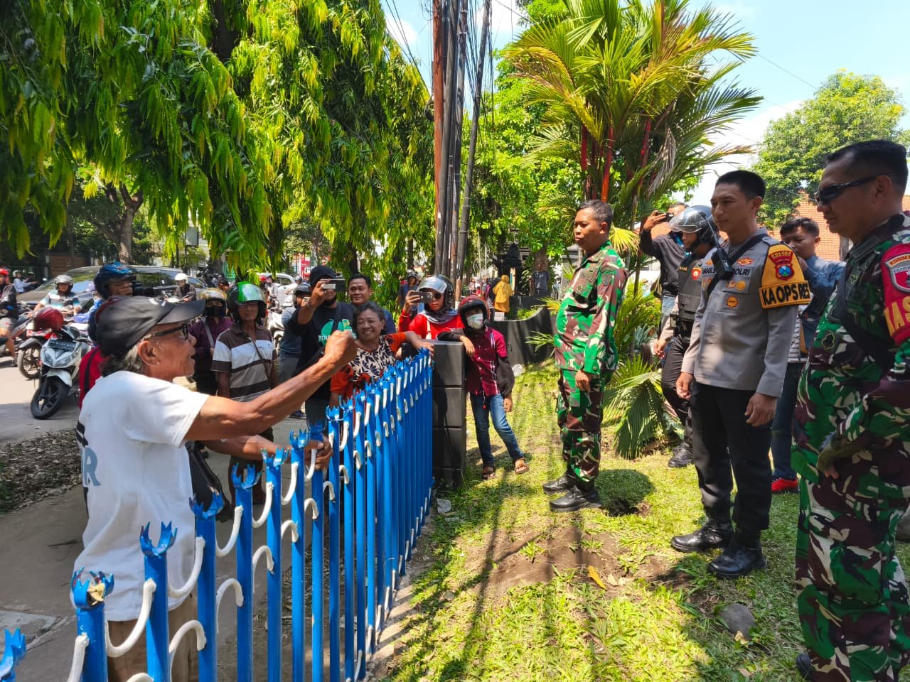 Polres Kediri Kota dan Kodim 0809 Gelar Patroli Gabungan Pastikan Kondusifitas Pasca Aksi Demo