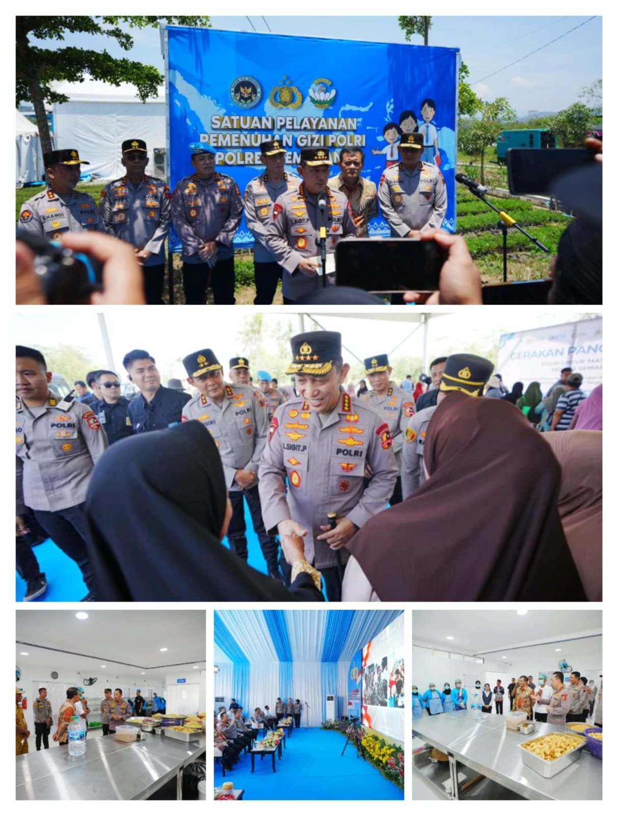 Tinjau Langsung SPPG Pabelan, Kapolri Tekankan Perkuat Food Security