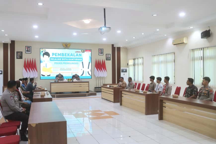Polres Probolinggo Rekrut Pelajar Duta Kamtibmas, Wujudkan Pelajar Berkarakter Pancasila