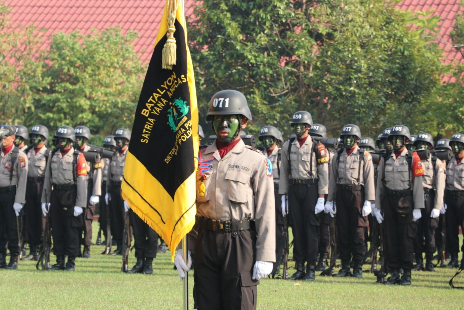 Tuntaskan Misi Kemanusiaan di Tupdasbhara Angkatan Diktukba Polri SPN Polda Jatim 2025 Sandang Nama Satria Yana Anucasana