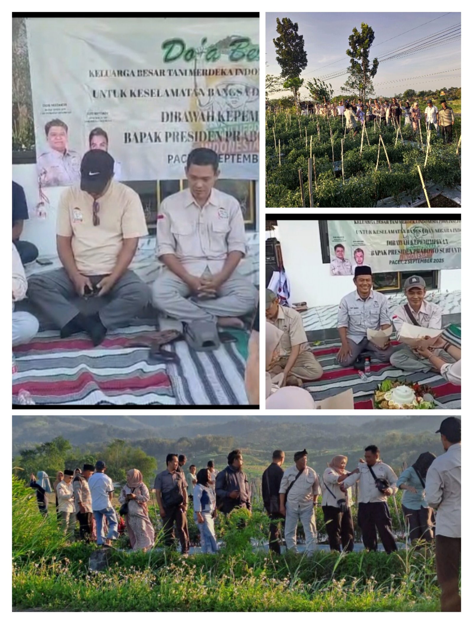 Keluarga Besar Tani Merdeka Jawa Timur Gelar Doa Bersama untuk Bangsa