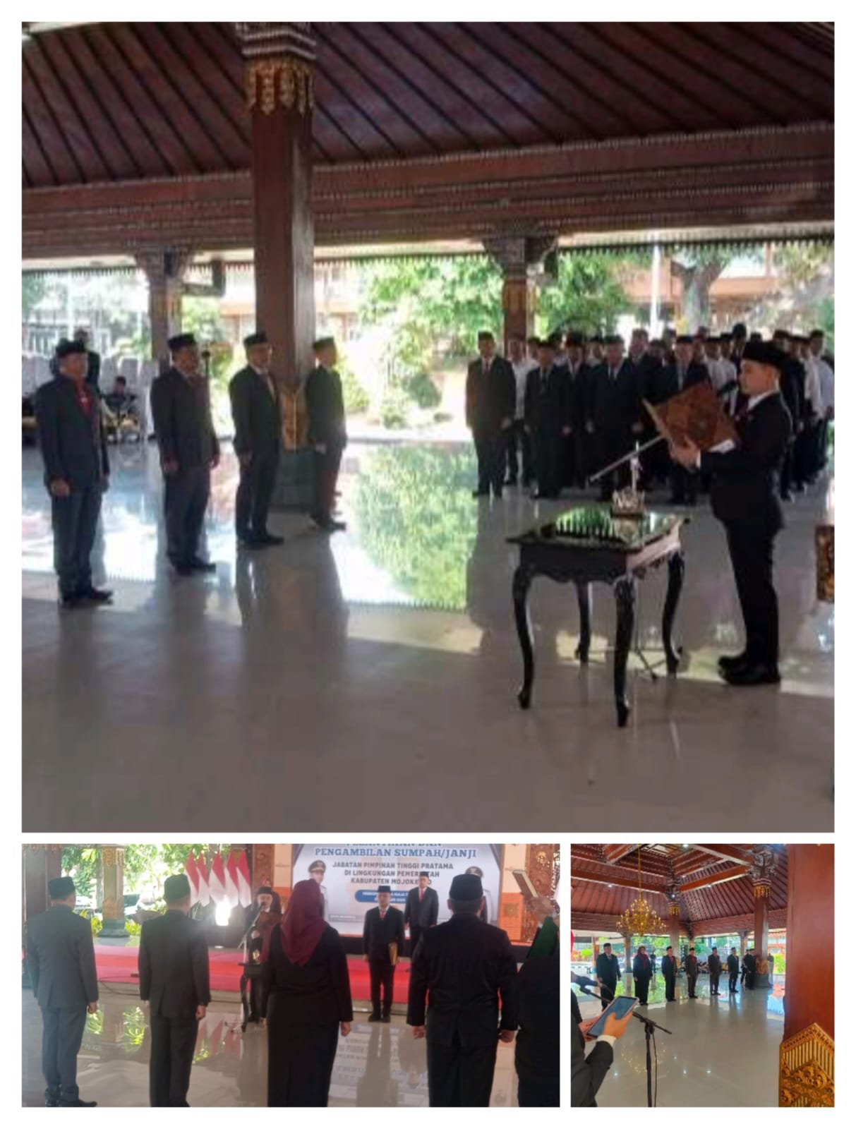 Mutasi Pejabat Pratama Pemkab Mojokerto Jilid ll,Tujuh Nama Muncul Menempati Posisi Baru