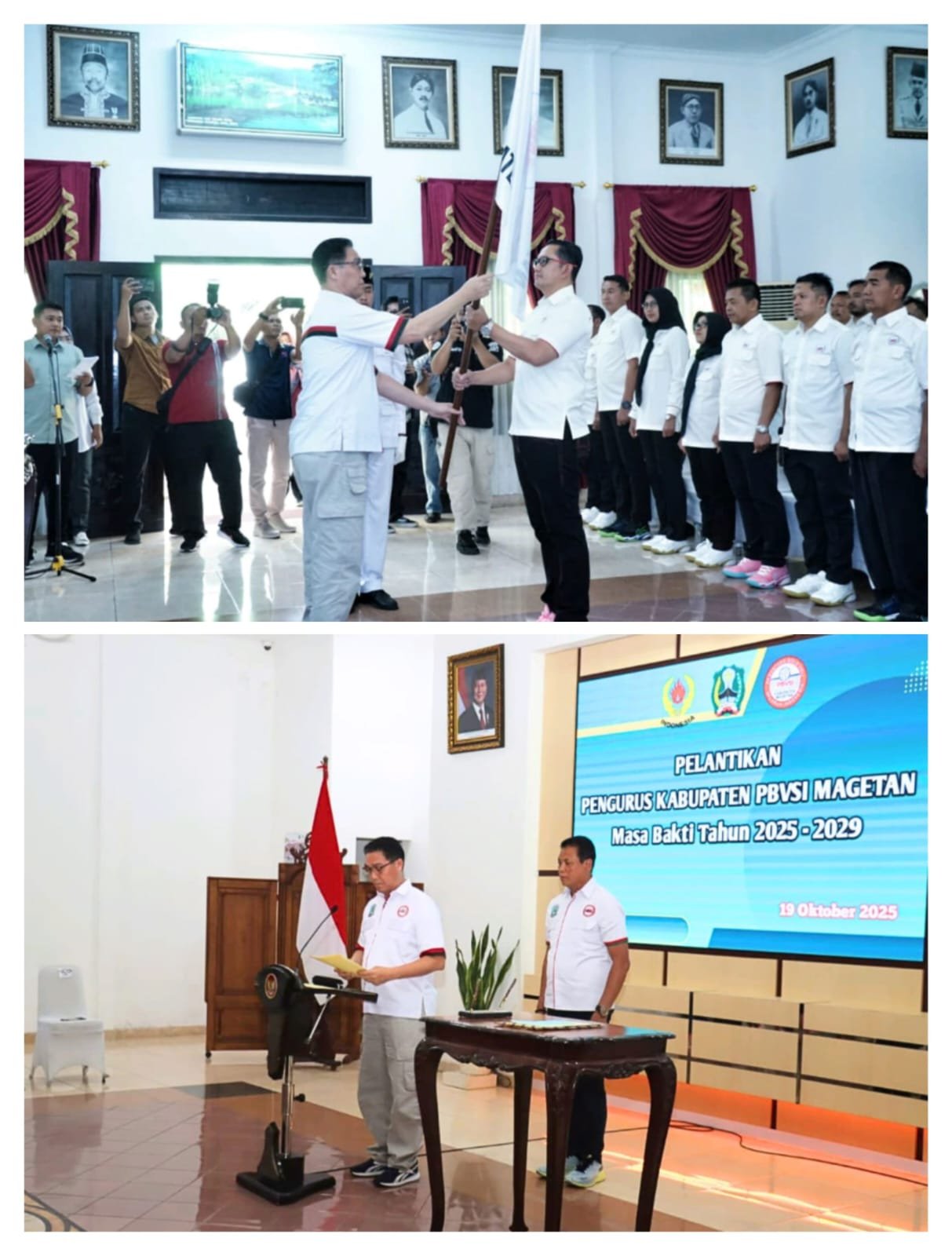 Semangat Baru di Dunia Bola Voli AKBP Raden Erik Bangun Prakasa Resmi Pimpin PBVSI Kabupaten Magetan