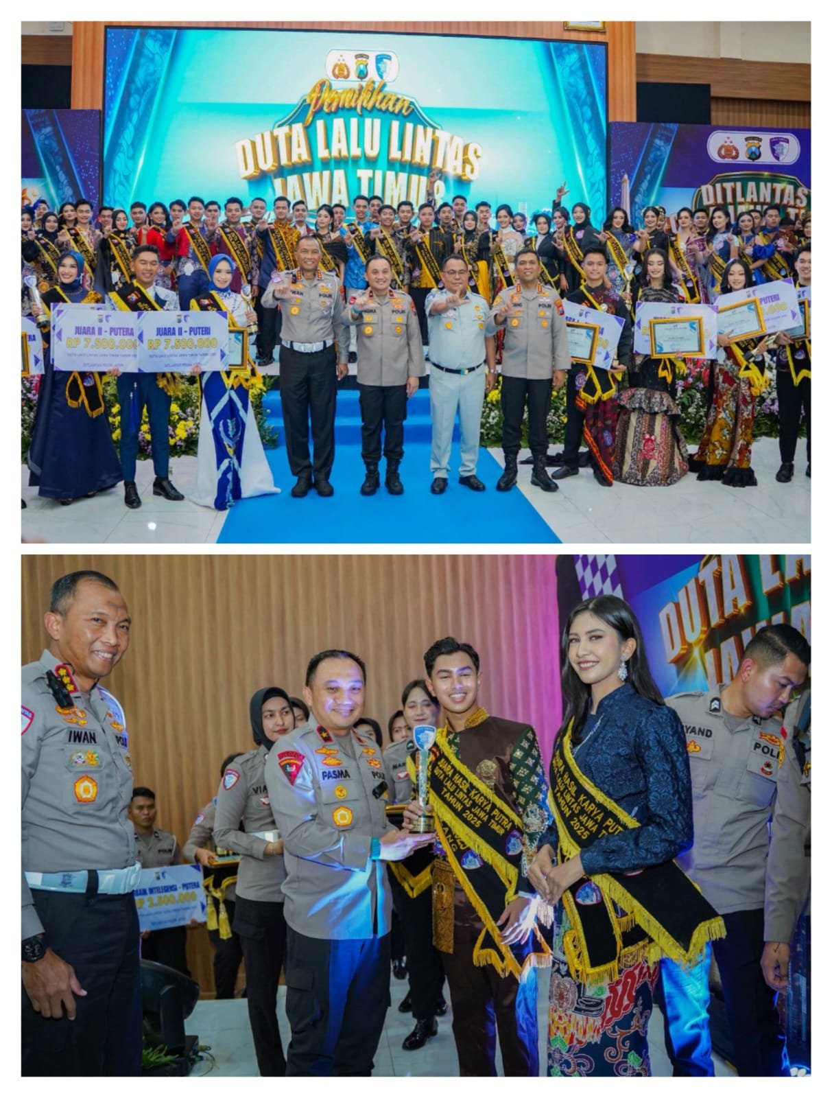 Ditlantas Polda Jatim Gelar Pemilihan Duta Lalu Lintas Sebagai Pelopor Tertib Berlalulintas