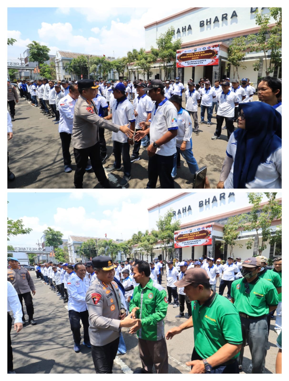 Kapolrestabes Surabaya Tegaskan Komitmen Polri Dukung Hak Pekerja