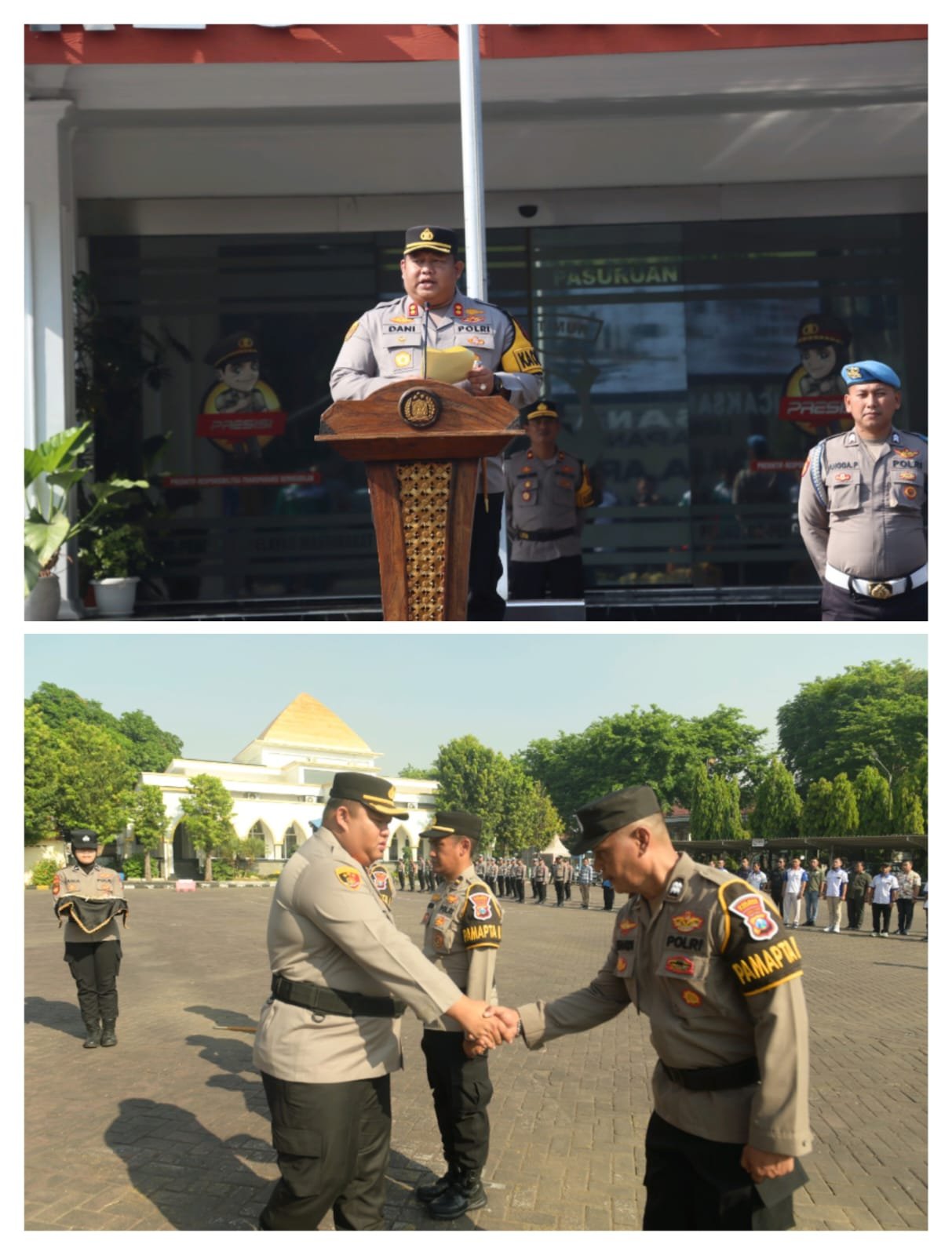 Kapolres Pasuruan Kukuhkan Pamapta untuk Respon Cepat Tangani Gangguan Kamtibmas