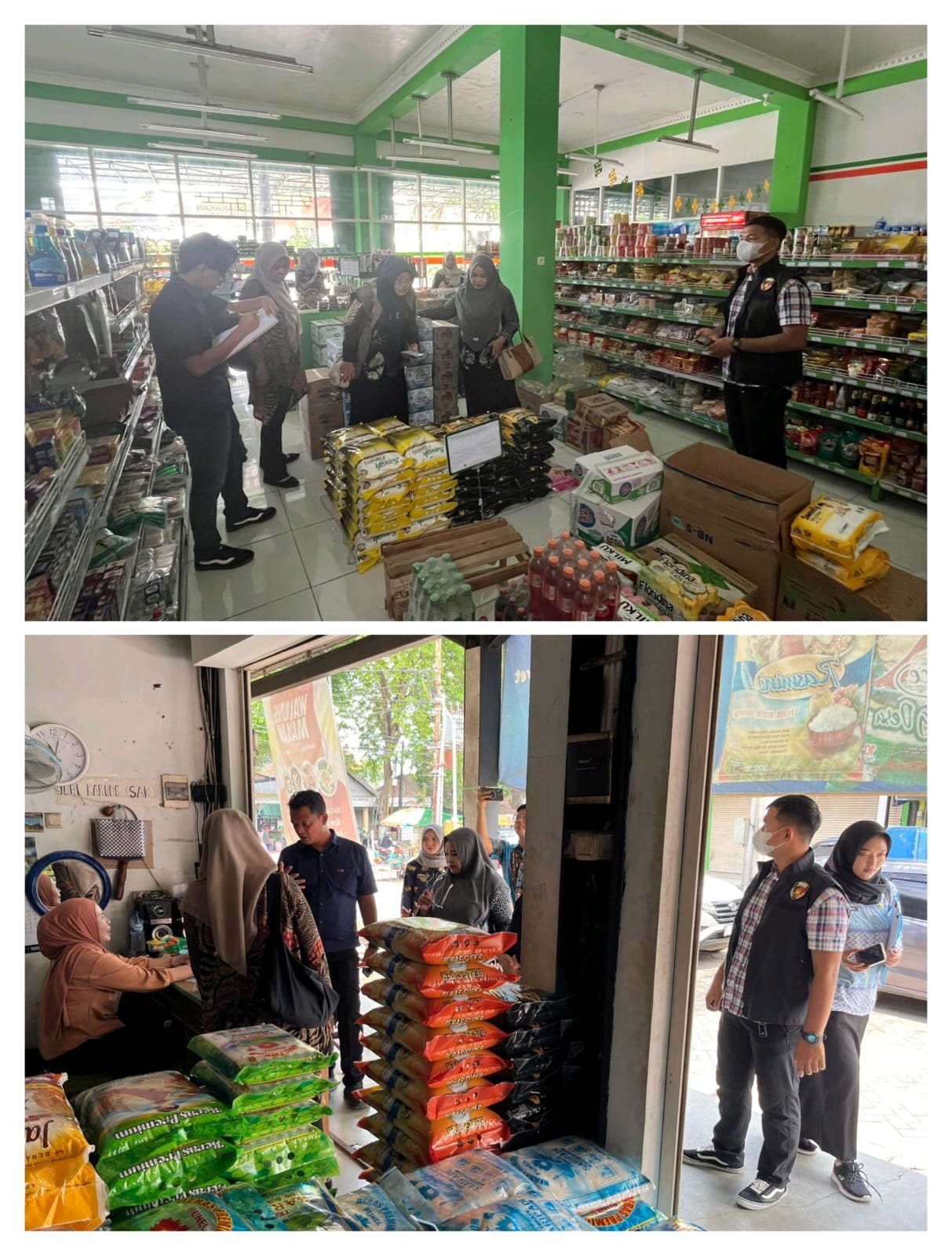 Polres Bojonegoro Bersama Pemkab Lakukan Sidak Gabungan, Pastikan HET Beras Tetap Terkendali