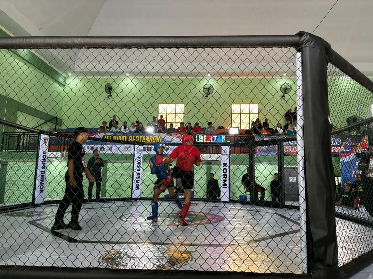 Sambut HUT ke – 80 Brimob Polda Jatim Gelar Kejurda Tarung Bebas Indonesia 2025