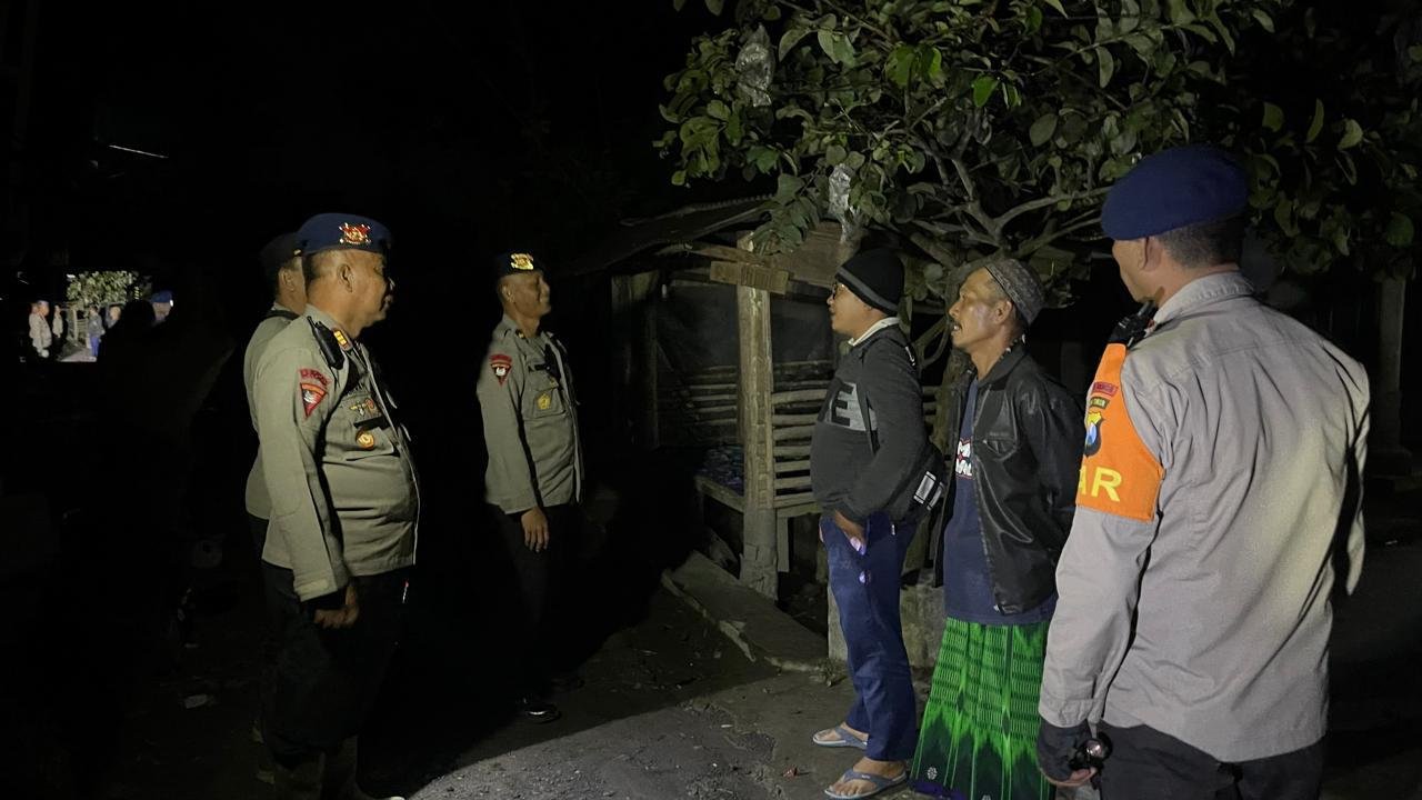 Polisi Masifkan Patroli Malam di Zona Terdampak Erupsi Gunung Semeru