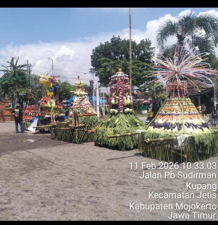 Desa Kupang Kabupaten Mojokerto Menyelenggarakan Sedekah Bumi Tahunan